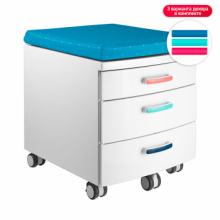 Тумба TCT Nanotec с 3 ящиками Детская мебель / Тумбы и стеллажи